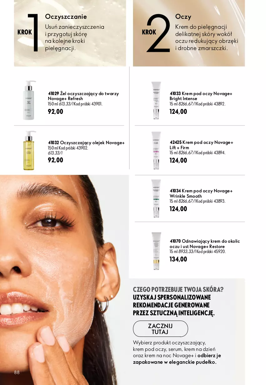 Gazetka promocyjna Oriflame - eKatalog 11 - ważna 29.07 do 18.08.2026 - strona 88 - produkty: Intel, Krem na dzień, Krem na noc, Krem pod oczy, Mars, NovAge, Olej, Pudełko, Rum, Ser, Serum