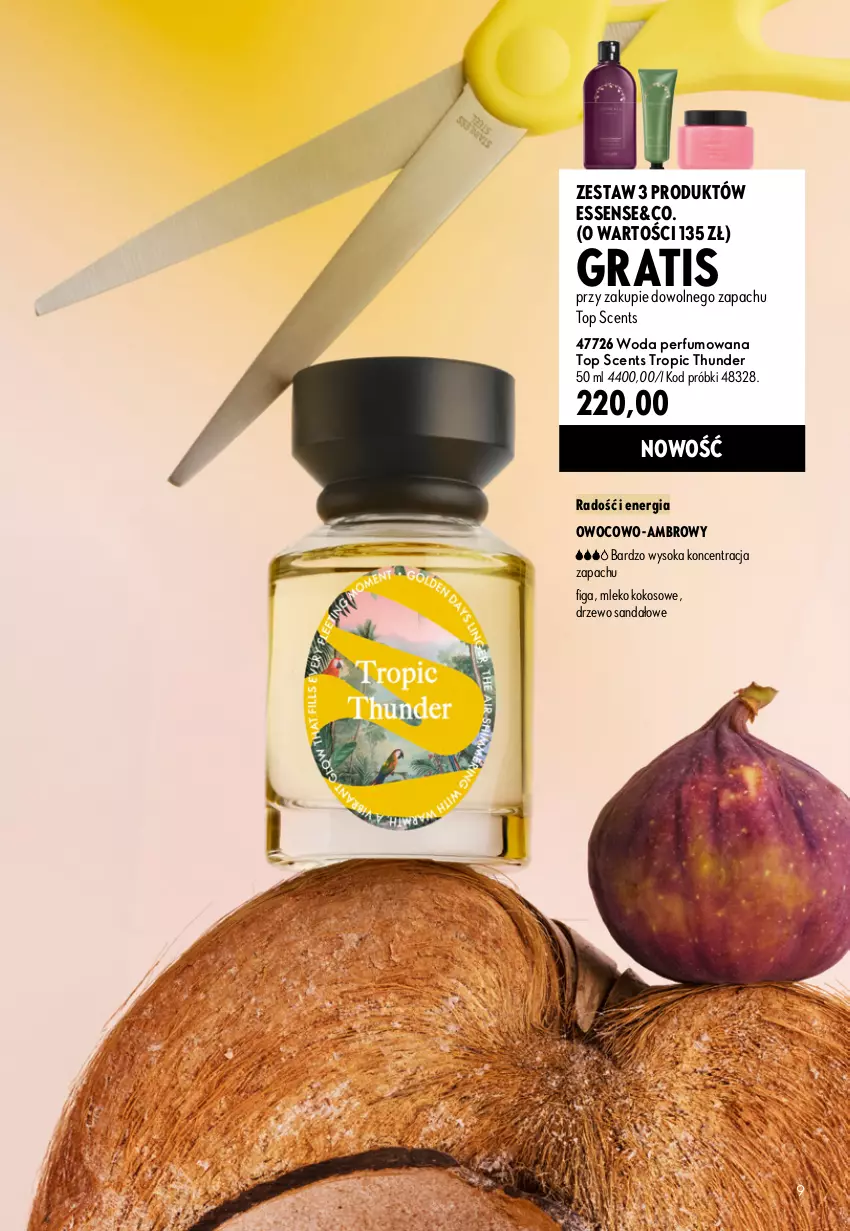 Gazetka promocyjna Oriflame - eKatalog 11 - ważna 29.07 do 18.08.2026 - strona 9 - produkty: Gra, Kokos, Mleko, Mleko kokosowe, Perfum, Sandał, Sok, Top, Woda, Woda perfumowana