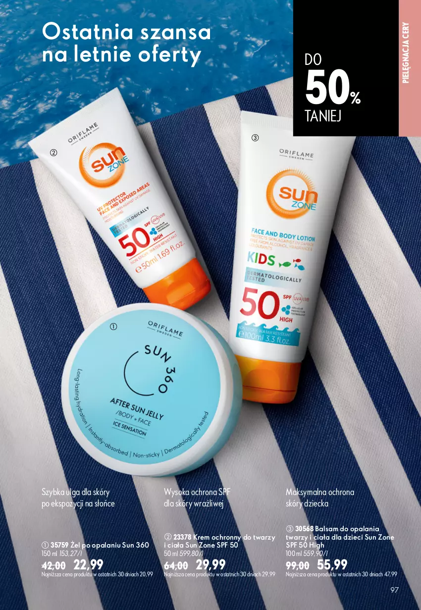Gazetka promocyjna Oriflame - eKatalog 11 - ważna 29.07 do 18.08.2026 - strona 97 - produkty: Dzieci, LG, Sok, Sun 360