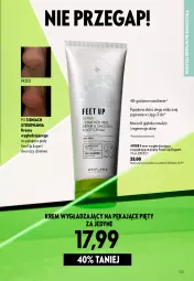 Gazetka promocyjna Oriflame - eKatalog 11 - Gazetka - ważna od 18.08 do 18.08.2026 - strona 133 - produkty: Feet Up, Krem wygładzający