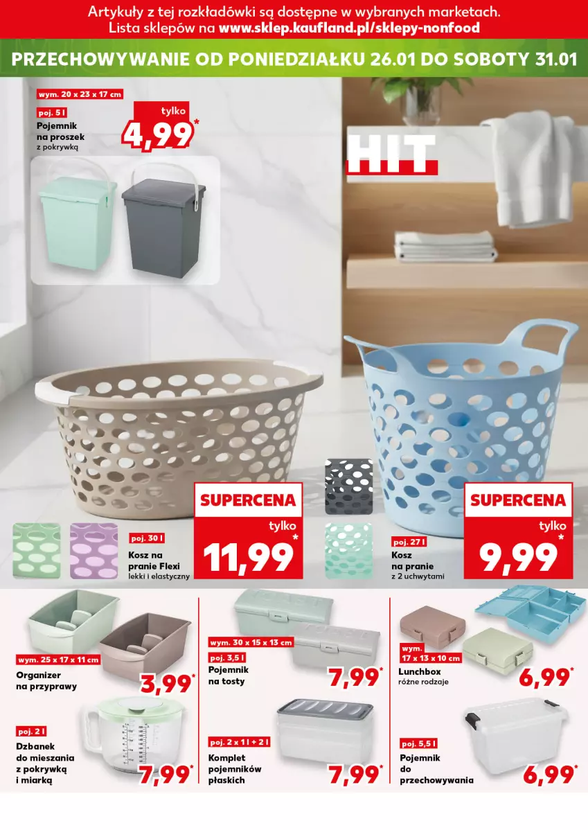 Gazetka promocyjna Kaufland - Mocny Start - ważna 26.01 do 28.01.2026 - strona 28 - produkty: Dzbanek, Organizer, Pojemnik, Przyprawy