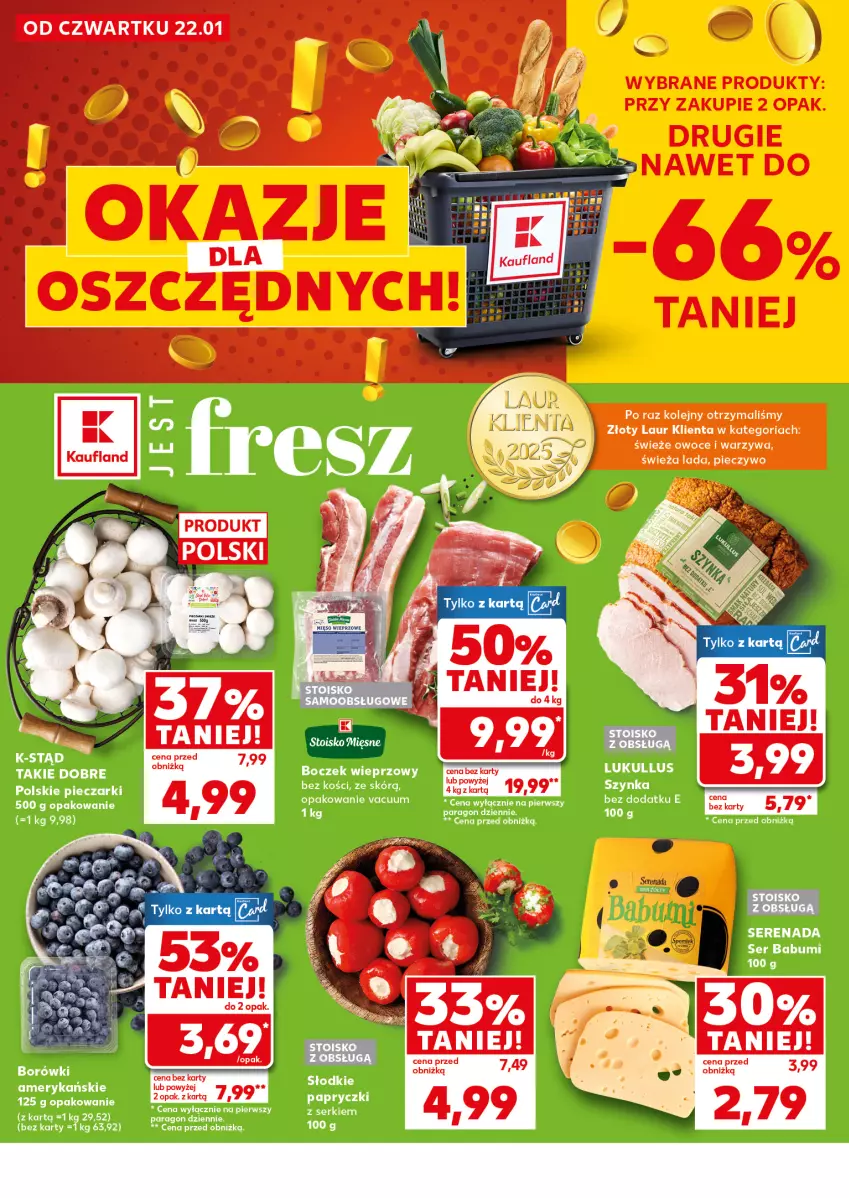 Gazetka promocyjna Kaufland - Mocny Start - ważna 26.01 do 28.01.2026 - strona 4 - produkty: Laur, Olej, Owoce, Piec, Pieczywo, Ser, Warzywa