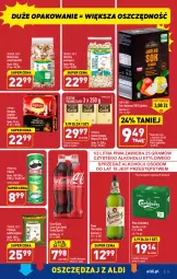 Gazetka promocyjna Aldi - Pełen katalog - Gazetka - ważna od 18.03 do 18.03.2023 - strona 11 - produkty: Piwa, Piwo, Pistacje, Sok, Gra, Chipsy, Kawa mielona, Kawa, Coca-Cola, Carlsberg, Lipton, Pringles, Fanta, Mocca Fix Gold, Woseba, Sprite, Herbata, Fa