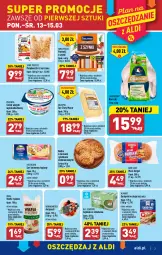 Gazetka promocyjna Aldi - Pełen katalog - Gazetka - ważna od 18.03 do 18.03.2023 - strona 3 - produkty: Kurczak, Serek wiejski, All Seasons, Top, Sok, Ser, Ryż, Złoty Mazur, Piątnica, Parówki, Parówki z szynki, Sardynki, Wafle, Tarczyński, Serek, Polędwiczki z kurczaka, Burger, Hochland, Dan Cake, Olej, Bułka, Szpinak