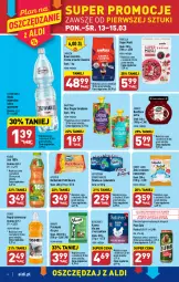 Gazetka promocyjna Aldi - Pełen katalog - Gazetka - ważna od 18.03 do 18.03.2023 - strona 4 - produkty: Piwa, Piwo, Kurczak, Dawtona, Sok, Pur, Mus, Gra, Herbatniki Petit Beurre, Kawa ziarnista, Jutrzenka, Przekąski dla psa, Kawa, Konfitura, Herbatniki, Napój izotoniczny, Oshee, Lavazza, Woda mineralna, Kubuś, Woda, Napój, Cisowianka