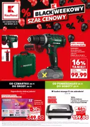 Gazetka promocyjna Kaufland - Kaufland - Gazetka - ważna od 26.11 do 26.11.2025 - strona 1 - produkty: Parkside, Technologia hdr, PSB, Grill kontaktowy, Tarka, Tefal, Wkręt, Wkrętarka, Telewizor, Grill, Smart tv, Akumulator, Fa