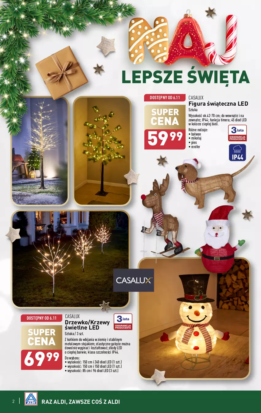 Gazetka promocyjna Aldi - Najlepsze prezenty - ważna 06.11 do 24.12.2024 - strona 2 - produkty: Gin, Renifer, Sok, Stojak