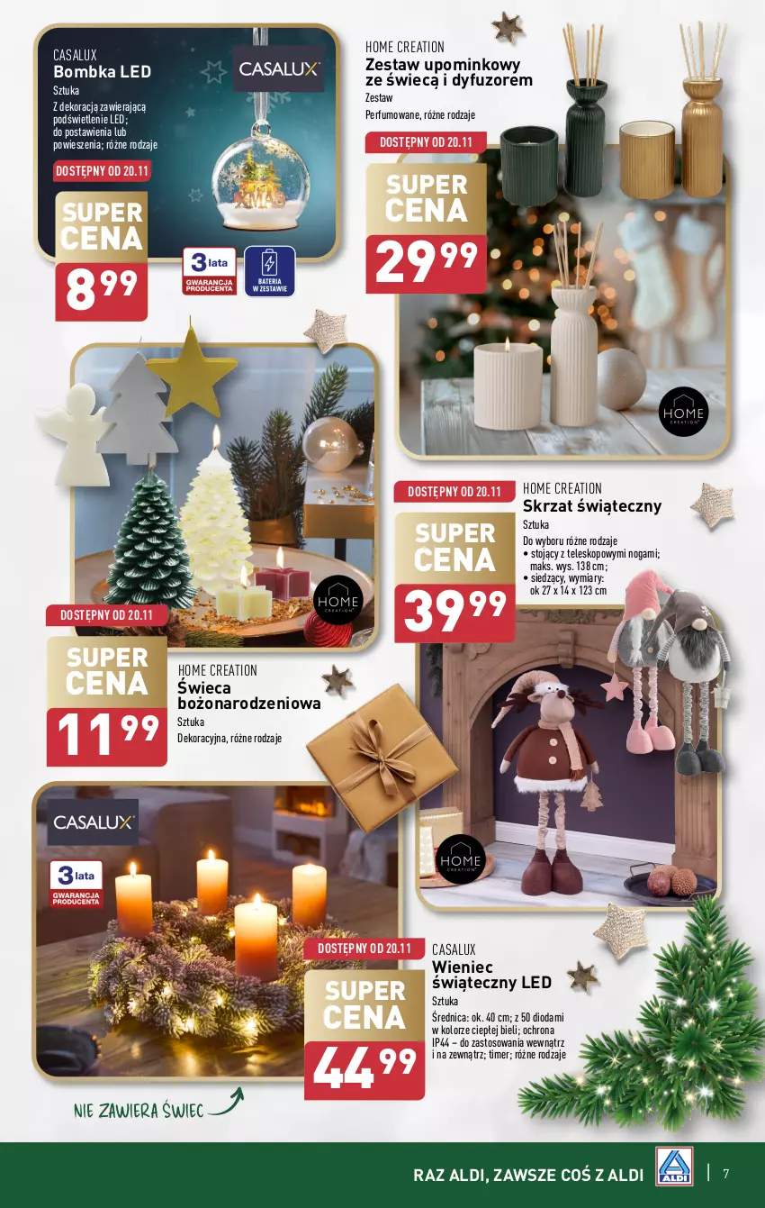 Gazetka promocyjna Aldi - Najlepsze prezenty - ważna 06.11 do 24.12.2024 - strona 7 - produkty: Perfum, Skrzat, Teleskop, Wieniec