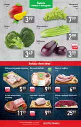 Gazetka promocyjna Stokrotka - Market - Gazetka - ważna od 11.08 do 11.08.2021 - strona 3 - produkty: Kurczak, Golonka z indyka, Schab wieprzowy, Winogrona, Udziec wołowy, Seler naciowy, Wino, Mango