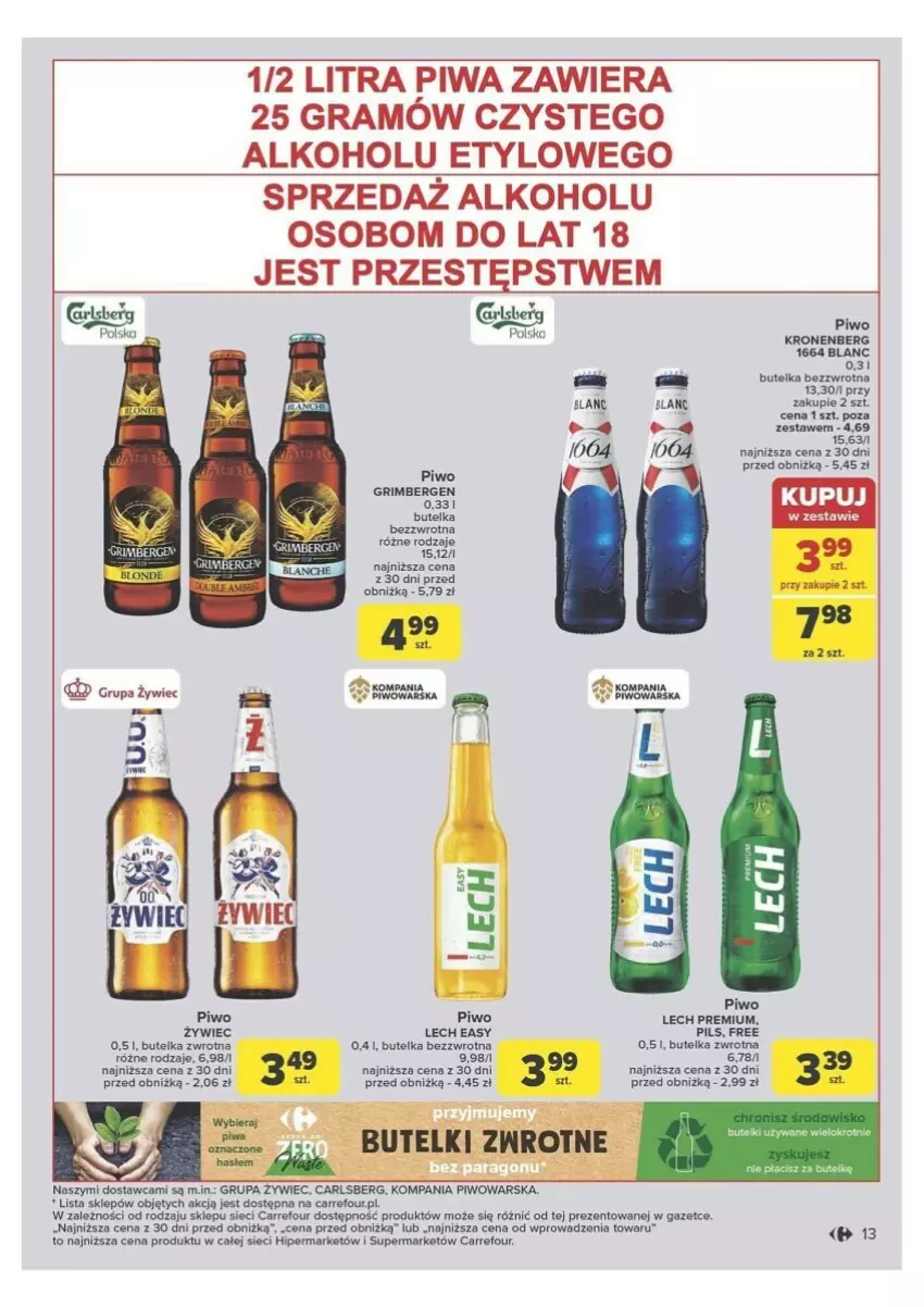 Gazetka promocyjna Carrefour - ważna 21.05 do 25.05.2024 - strona 7 - produkty: Carlsberg, Gra, Lech Premium, LG, Piwa, Piwo