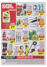 Gazetka promocyjna Carrefour - Gazetka - ważna od 25.05 do 25.05.2024 - strona 19 - produkty: Duracell, Odkurzacz, Top, Sok, Rum, Por, Gra, Rozgałęźnik, Gaśnica, Wycieraczka, Philips, Wieszak, Kosz, Tran, Baterie alkaliczne, Bosch, Olej, Trójkąt ostrzegawczy, Myjka ciśnieniowa, HP, Fa