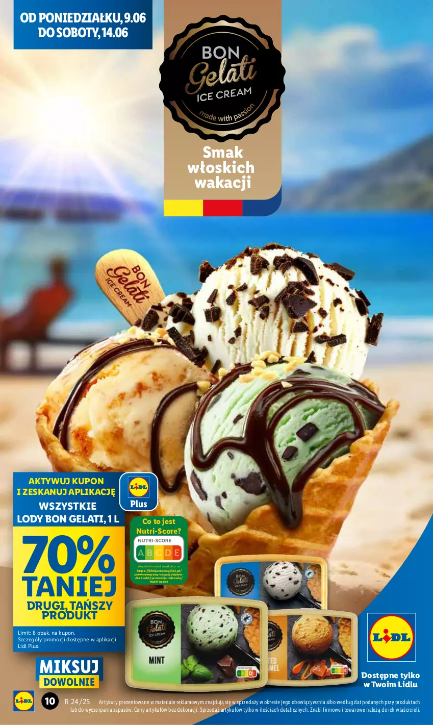 Gazetka promocyjna Lidl - GAZETKA - ważna 09.06 do 11.06.2025 - strona 12 - produkty: Lody, Wazon