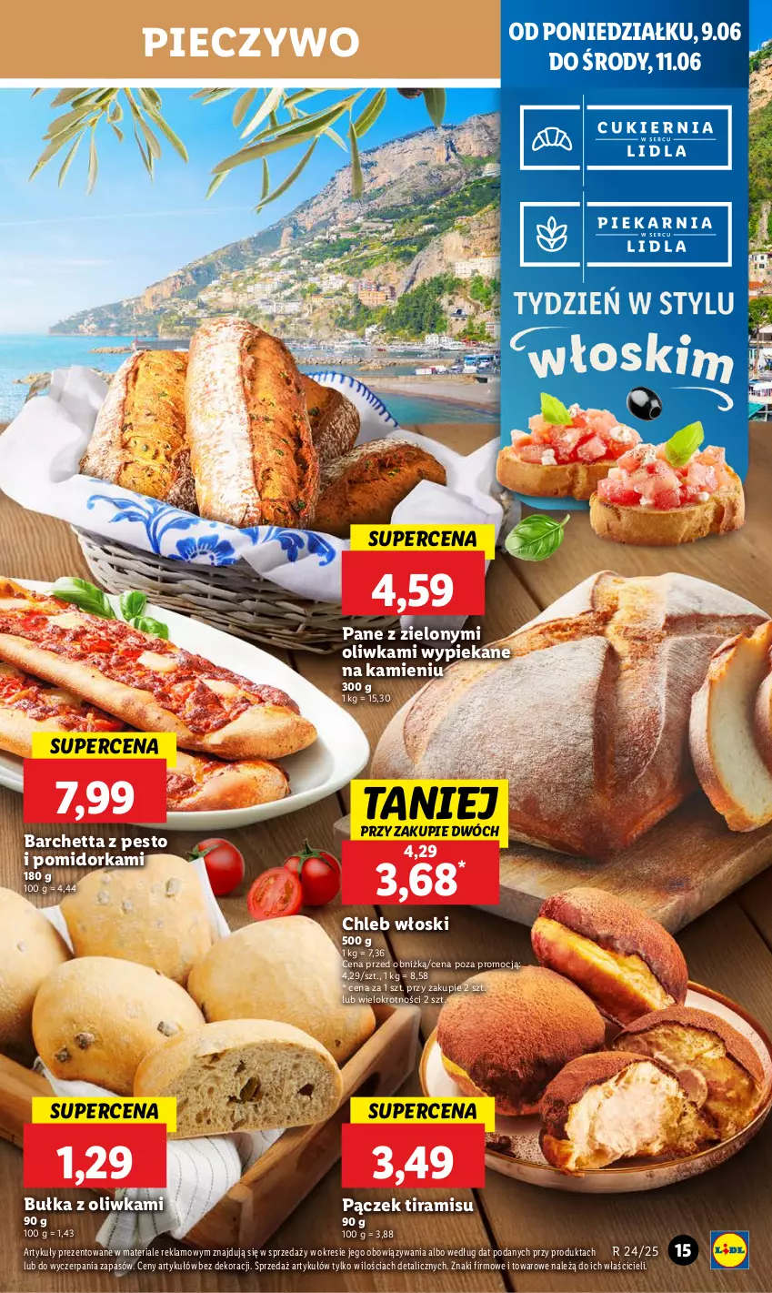 Gazetka promocyjna Lidl - GAZETKA - ważna 09.06 do 11.06.2025 - strona 17 - produkty: Bułka, Chleb, Orka, Pączek, Pesto, Piec, Pieczywo
