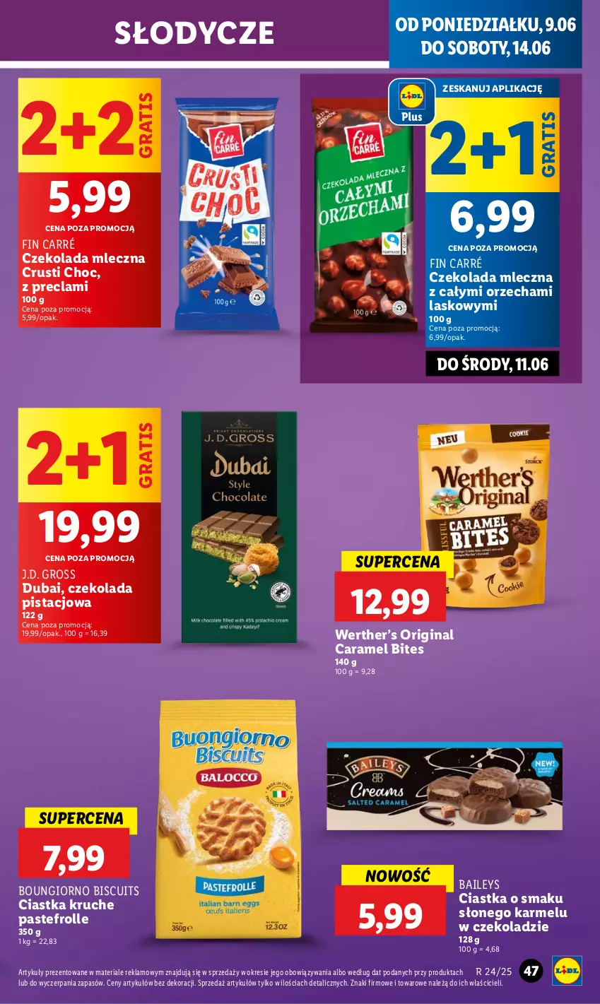 Gazetka promocyjna Lidl - GAZETKA - ważna 09.06 do 11.06.2025 - strona 53 - produkty: Ciastka, Czekolada, Czekolada mleczna, Gin, Gra, Rust