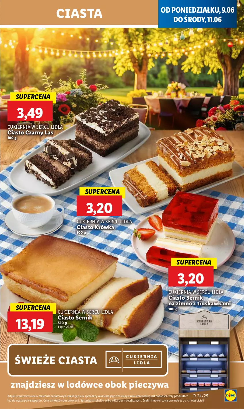 Gazetka promocyjna Lidl - GAZETKA - ważna 09.06 do 11.06.2025 - strona 55 - produkty: Ciasto sernik, Cukier, Piec, Ser