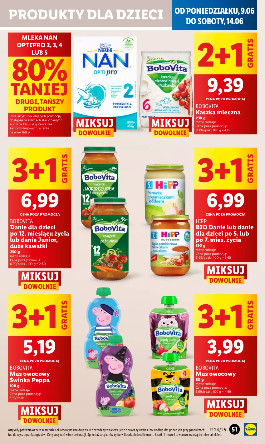 Gazetka promocyjna Lidl - GAZETKA - ważna 09.06 do 11.06.2025 - strona 59 - produkty: BoboVita, Danie dla dzieci, Dzieci, Gra, HiPP, Hipp Bio, Inka, Kawa, Mus, NAN Optipro
