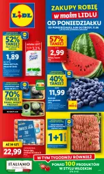 Gazetka promocyjna Lidl - GAZETKA - Gazetka - ważna od 11.06 do 11.06.2025 - strona 1 - produkty: Mięso mielone, Mięso mielone z łopatki wieprzowej, Gra, Jaja, Wazon, Lody, Arbuz, Mięso, Mleko
