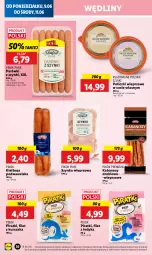 Gazetka promocyjna Lidl - GAZETKA - Gazetka - ważna od 11.06 do 11.06.2025 - strona 38 - produkty: Kurczak, Sos, Pur, Szynka wieprzowa, Parówki, Parówki z szynki, Kiełbasa podwawelska, Wawel, Szynka, PIKOK, Kabanos, Kiełbasa
