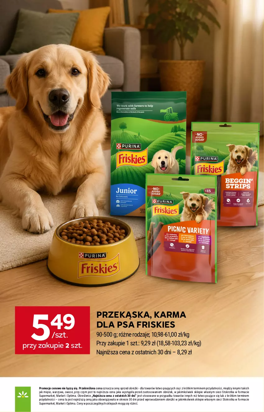 Gazetka promocyjna Stokrotka - Market - ważna 30.07 do 05.08.2026 - strona 26 - produkty: Friskies, Mięso, Optima, Owoce, Warzywa