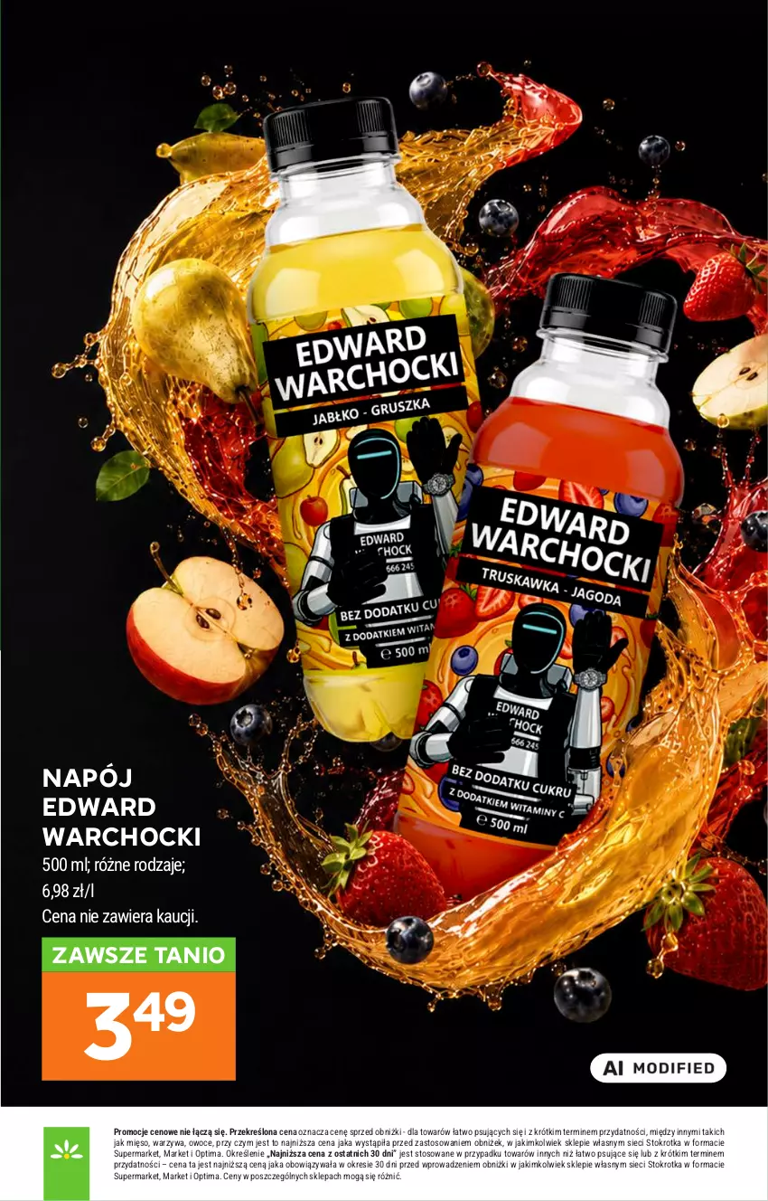 Gazetka promocyjna Stokrotka - Market - ważna 27.08 do 02.09.2026 - strona 25 - produkty: Mięso, Napój, Optima, Owoce, Warzywa