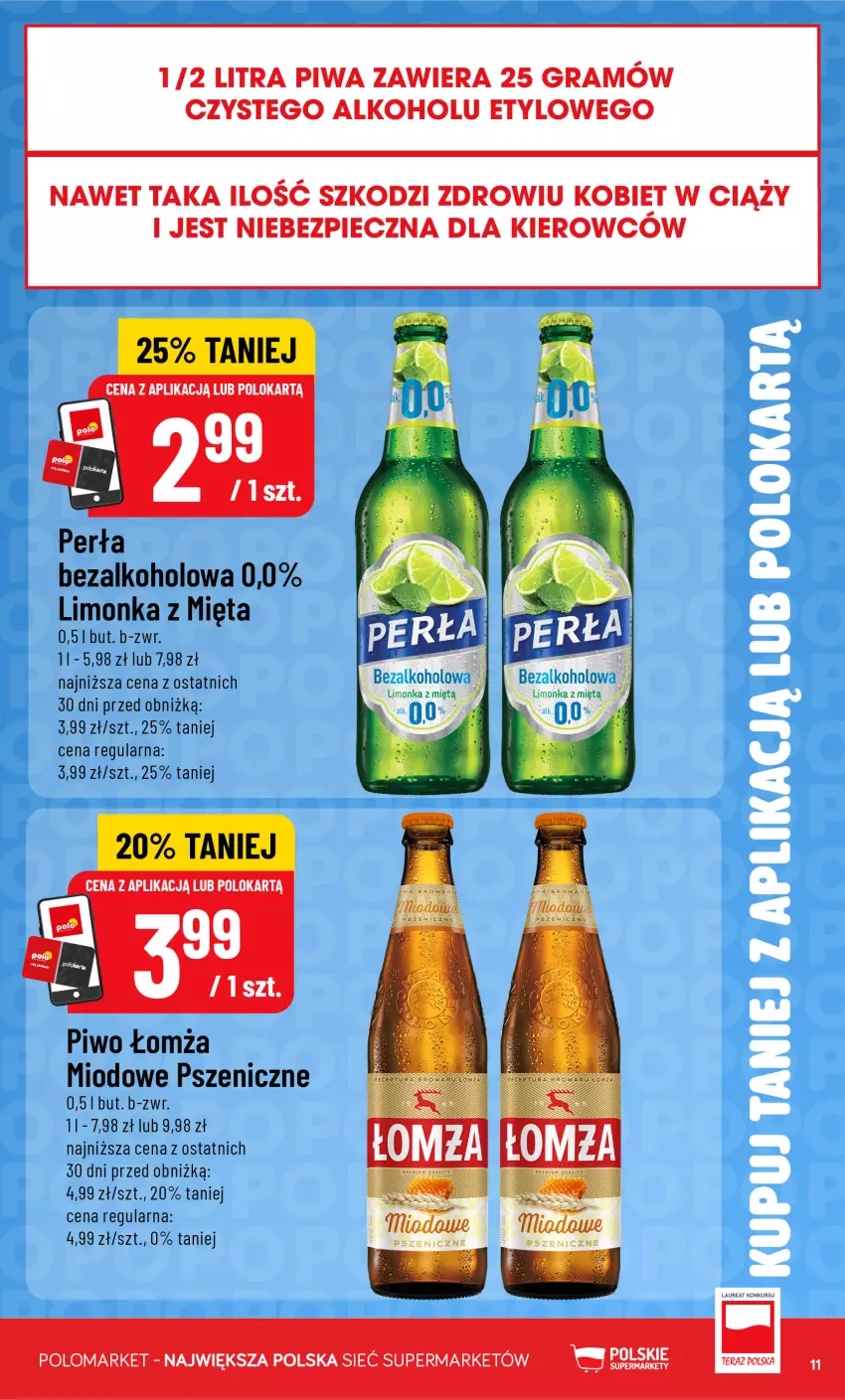 Gazetka promocyjna PoloMarket - Katalog Kupuj taniej z POLOappką - ważna 26.08 do 01.09.2026 - strona 11 - produkty: Gra, Limonka, Mięta, Perła, Piec, Piwa, Piwo, Tera