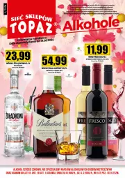 Gazetka promocyjna Topaz - Gazetka - Gazetka - ważna od 31.05 do 31.05.2024 - strona 1 - produkty: Top, Fresco, Wódka, Whisky, Ballantine's, Wino