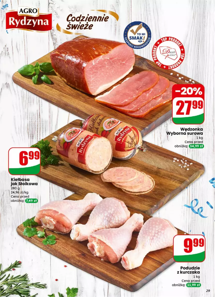 Gazetka promocyjna Dino - Gazetka 01 / 2026 - ważna 31.12.2025 do 05.01.2026 - strona 29 - produkty: Kurczak, Podudzie z kurczaka