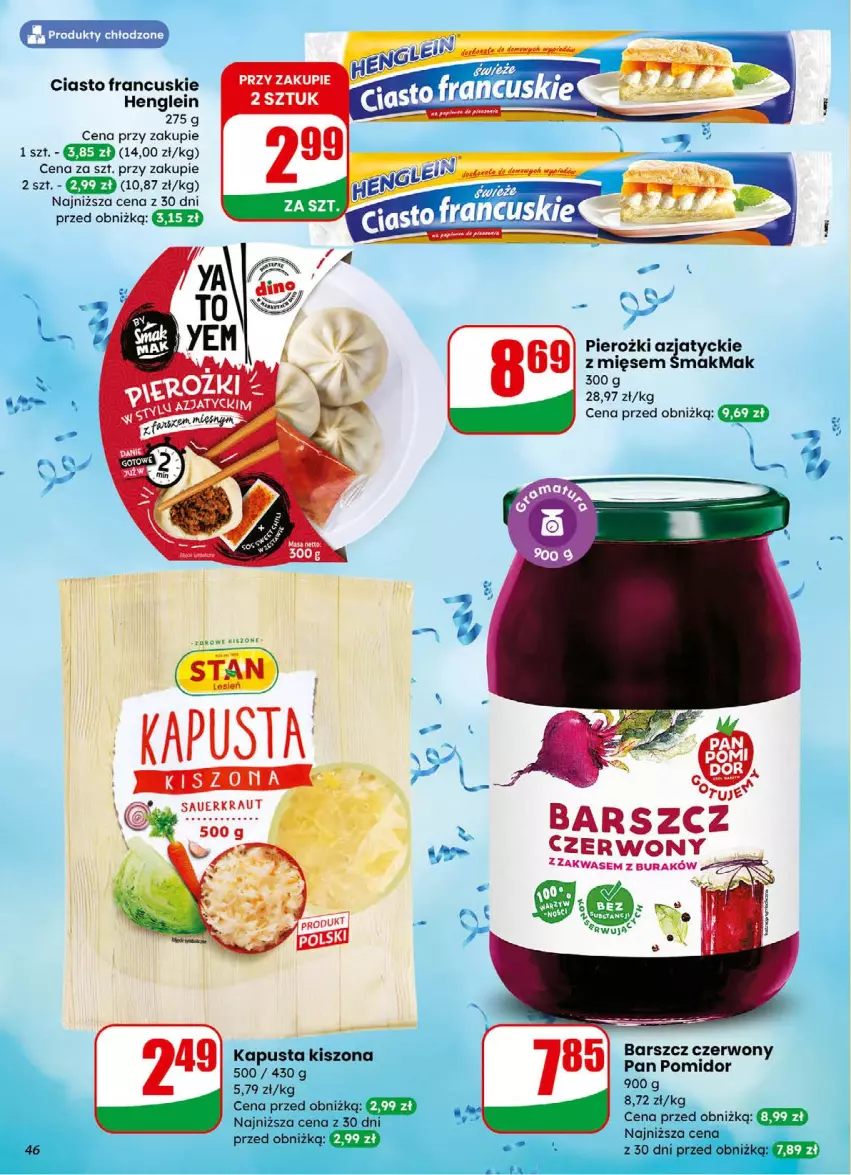 Gazetka promocyjna Dino - Gazetka 01 / 2026 - ważna 31.12.2025 do 05.01.2026 - strona 46 - produkty: Ciasto francuskie