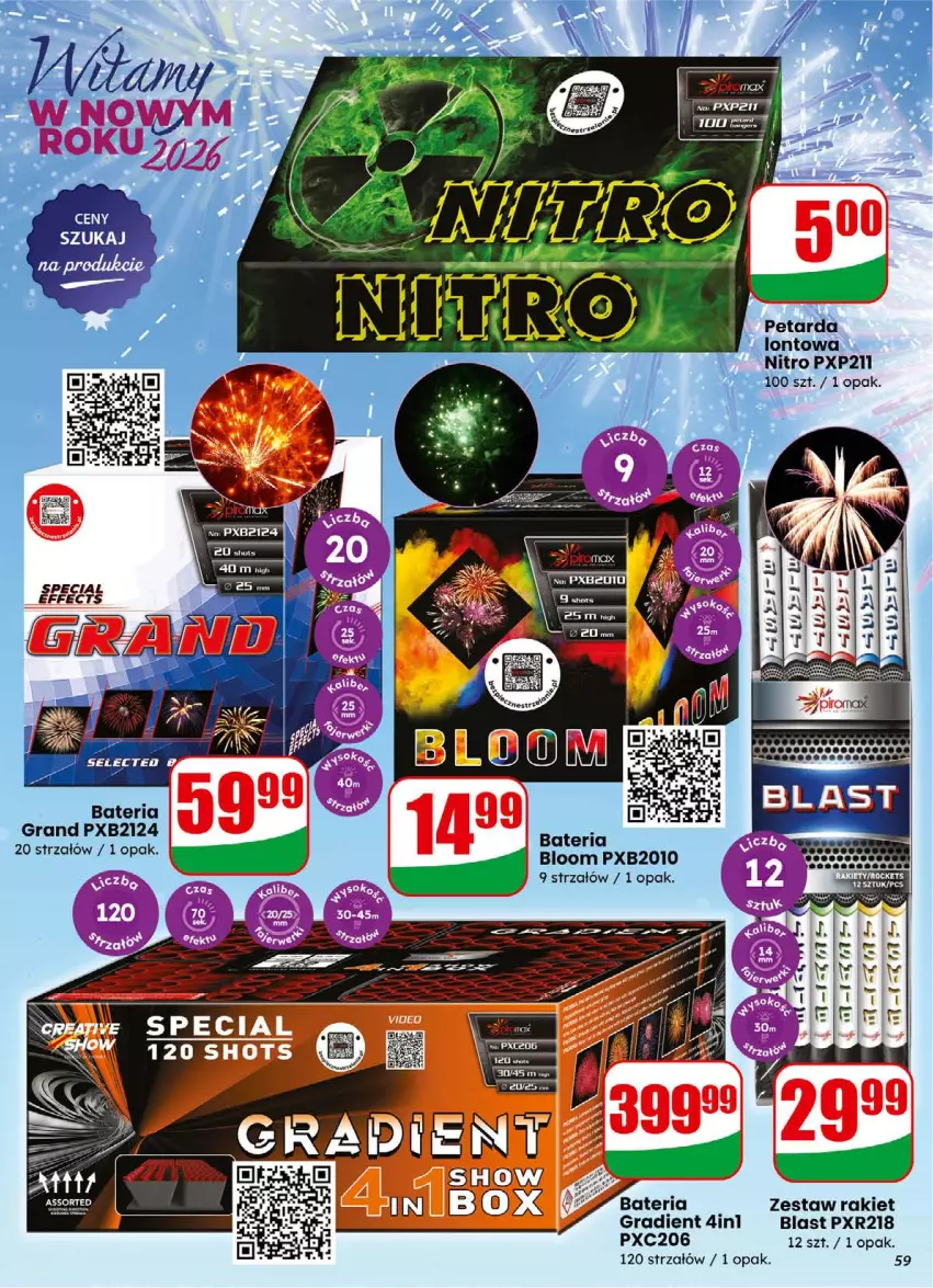 Gazetka promocyjna Dino - Gazetka 01 / 2026 - ważna 31.12.2025 do 05.01.2026 - strona 59 - produkty: Bateria, Gra, Strzałów