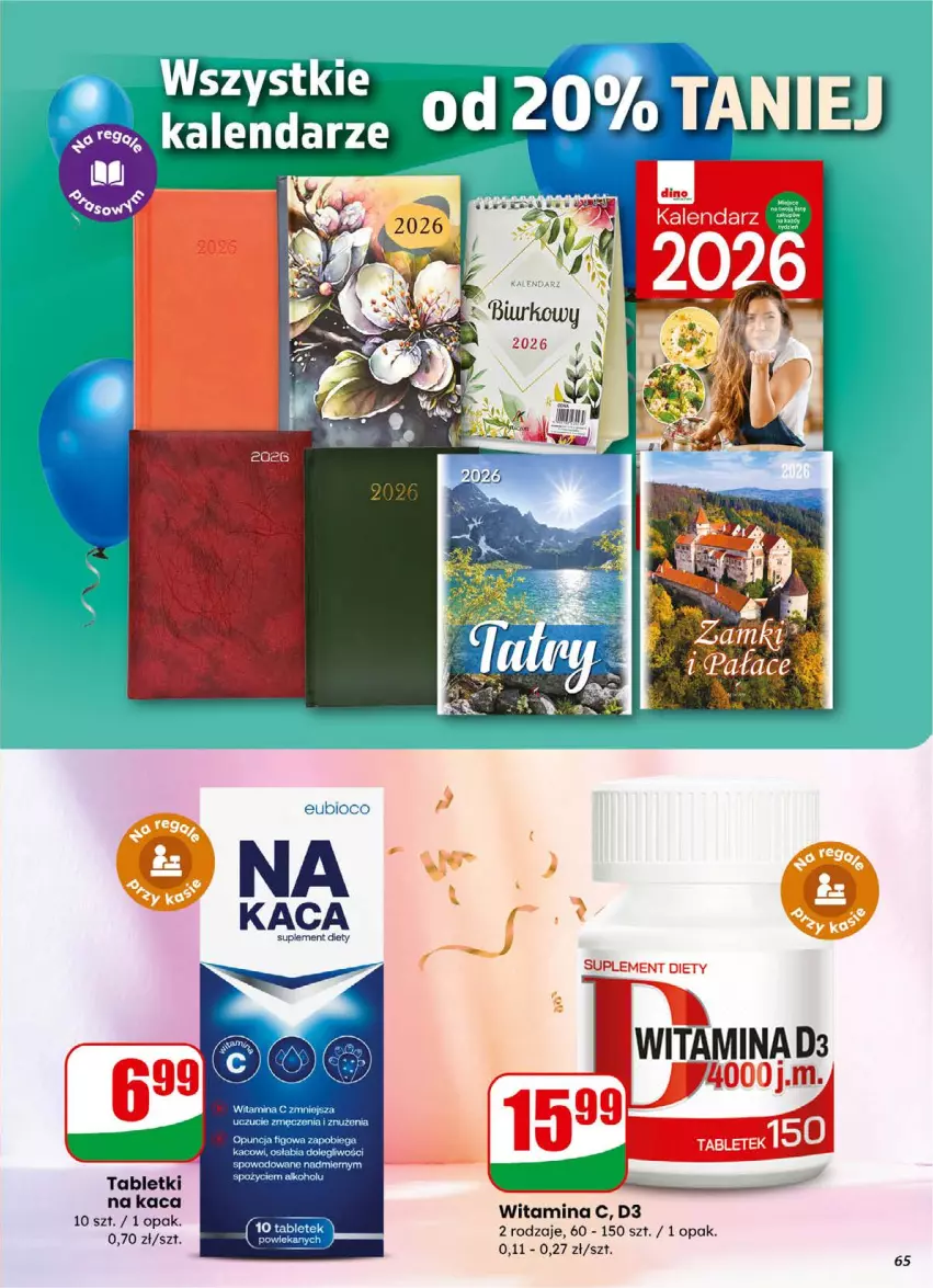 Gazetka promocyjna Dino - Gazetka 01 / 2026 - ważna 31.12.2025 do 05.01.2026 - strona 65 - produkty: Tablet