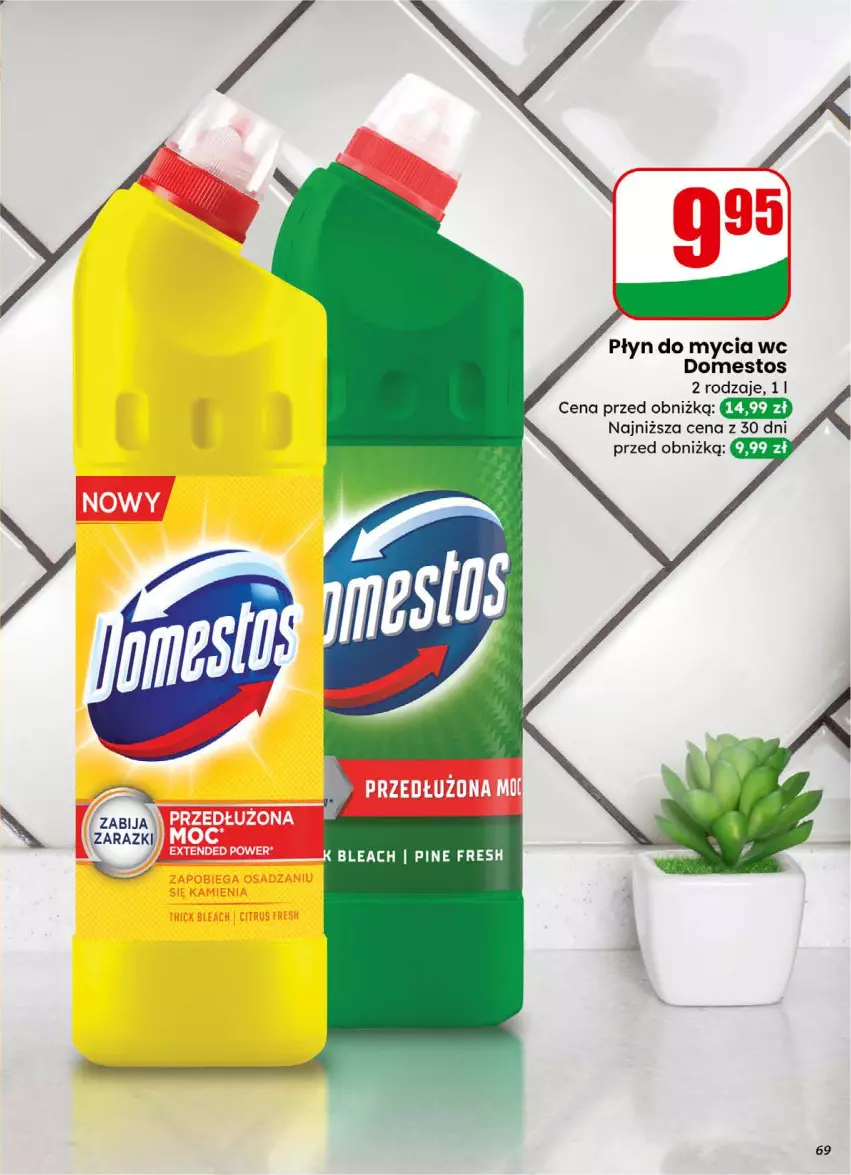 Gazetka promocyjna Dino - Gazetka 01 / 2026 - ważna 31.12.2025 do 05.01.2026 - strona 69 - produkty: Domestos, Płyn do mycia