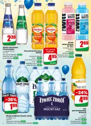 Gazetka promocyjna Dino - Gazetka 01 / 2026 - Gazetka - ważna od 05.01 do 05.01.2026 - strona 2 - produkty: Sok pomarańczowy, Sok, LANA, Woda mineralna, Wosana, Woda, Hortex