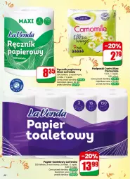 Gazetka promocyjna Dino - Gazetka 01 / 2026 - Gazetka - ważna od 05.01 do 05.01.2026 - strona 68 - produkty: Papier, Papier toaletowy, Ręcznik, Podpaski
