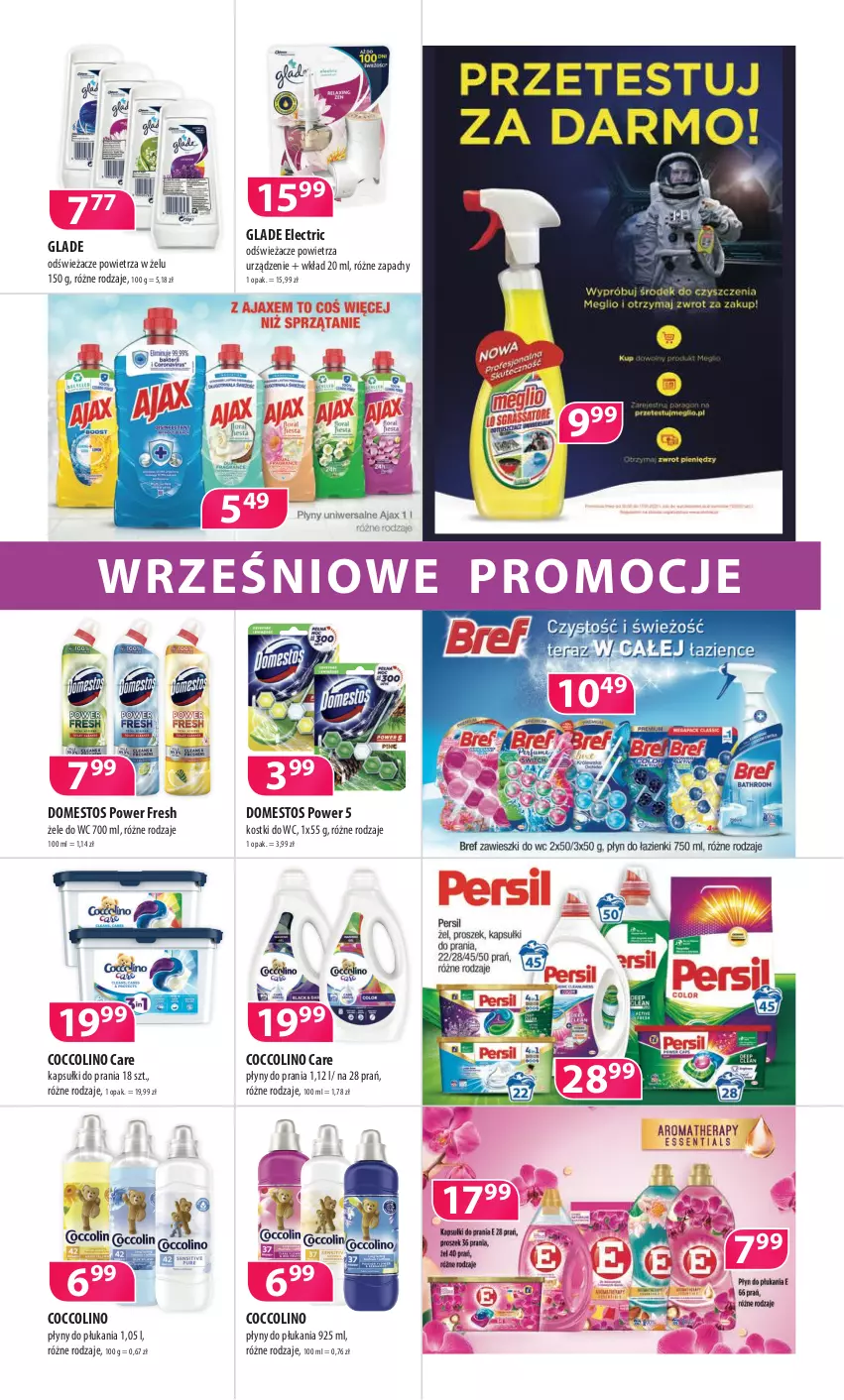 Gazetka promocyjna Drogerie Polskie - Gazetka - ważna 10.09 do 30.09.2021 - strona 8 - produkty: Coccolino, Domestos, Kapsułki do prania