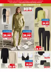 Gazetka promocyjna Kaufland - Kaufland - Gazetka - ważna od 10.02 do 10.02.2026 - strona 12 - produkty: Sweter, Ser, Gin, Biustonosz, Dres, Legginsy, Figi, Sukienka, Bokserki