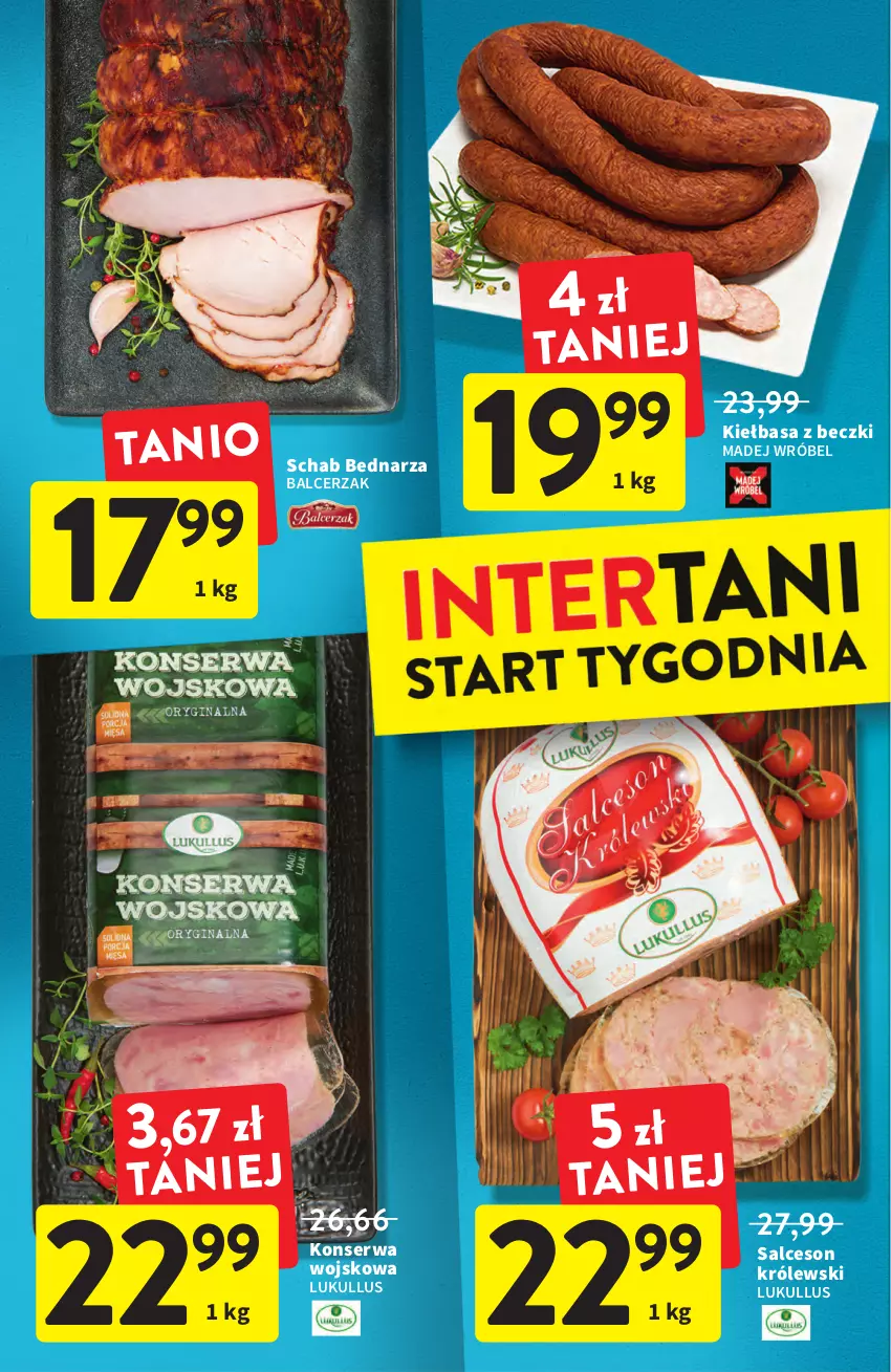 Gazetka promocyjna Intermarche - ważna 21.07 do 27.07.2022 - strona 38 - produkty: Kiełbasa, Królewski, Madej Wróbel, Salceson, Ser