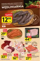 Gazetka promocyjna Intermarche - Gazetka - ważna od 27.07 do 27.07.2022 - strona 14 - produkty: Polędwica, Duda, Szynka, Tarczyński, Boczek, Kaszanka, Frankfurterki, Kabanos, Szynka biała, Grill, Kasza, Kiełbasa, Fa