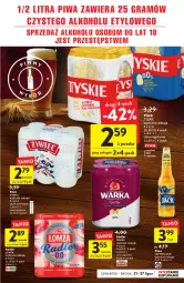 Gazetka promocyjna Intermarche - Gazetka - ważna od 27.07 do 27.07.2022 - strona 29 - produkty: Piwa, Piwo, Gra, Tyskie, Warka, Radler, Captain Jack
