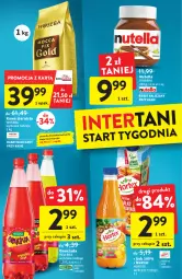 Gazetka promocyjna Intermarche - Gazetka - ważna od 27.07 do 27.07.2022 - strona 36 - produkty: Nutella, Sok, Kawa ziarnista, Kawa, Oranżada, Hellena, Ferrero, Woseba, Nektar, Hortex