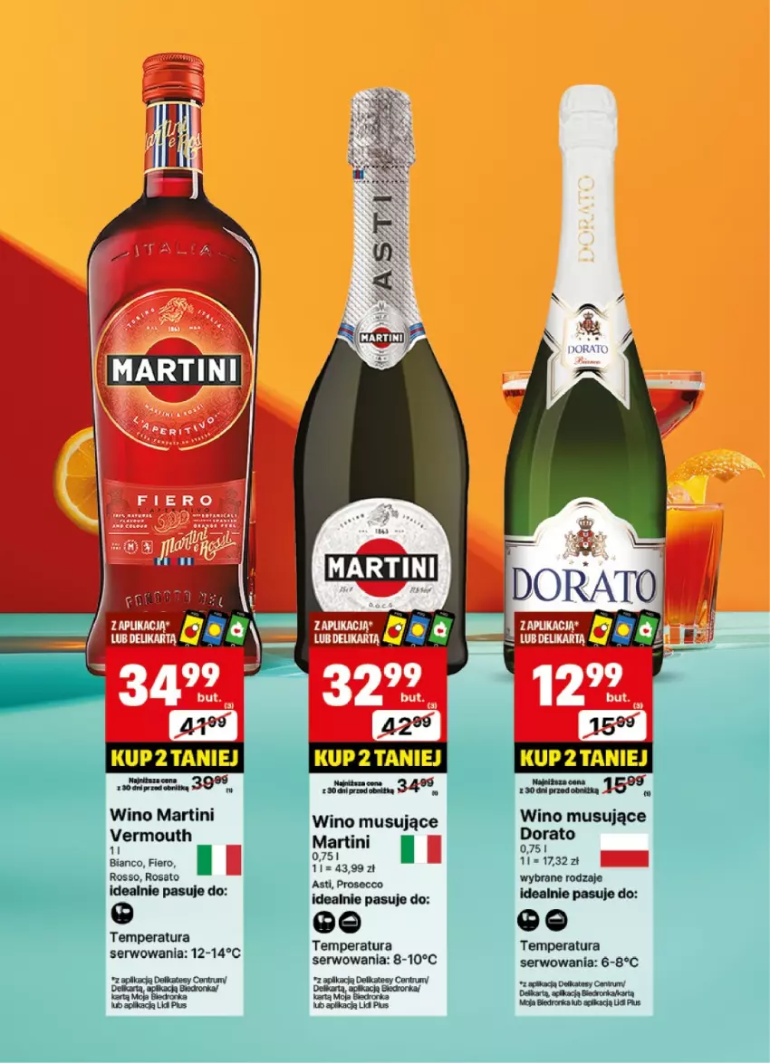 Gazetka promocyjna Delikatesy Centrum - DeliBarek DC41-DC42 - ważna 07.10 do 20.10.2024 - strona 6 - produkty: Martini, Mus, Prosecco, Rum, Ser, Vermouth, Wino, Wino musujące