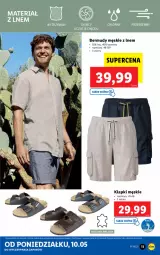 Gazetka promocyjna Lidl - GAZETKA - Gazetka - ważna od 15.05 do 15.05.2021 - strona 11 - produkty: Klapki, Bermudy