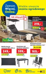 Gazetka promocyjna Lidl - GAZETKA - Gazetka - ważna od 15.05 do 15.05.2021 - strona 43 - produkty: Krzesło ogrodowe, Piec, Stół, Markiza, Krzesło