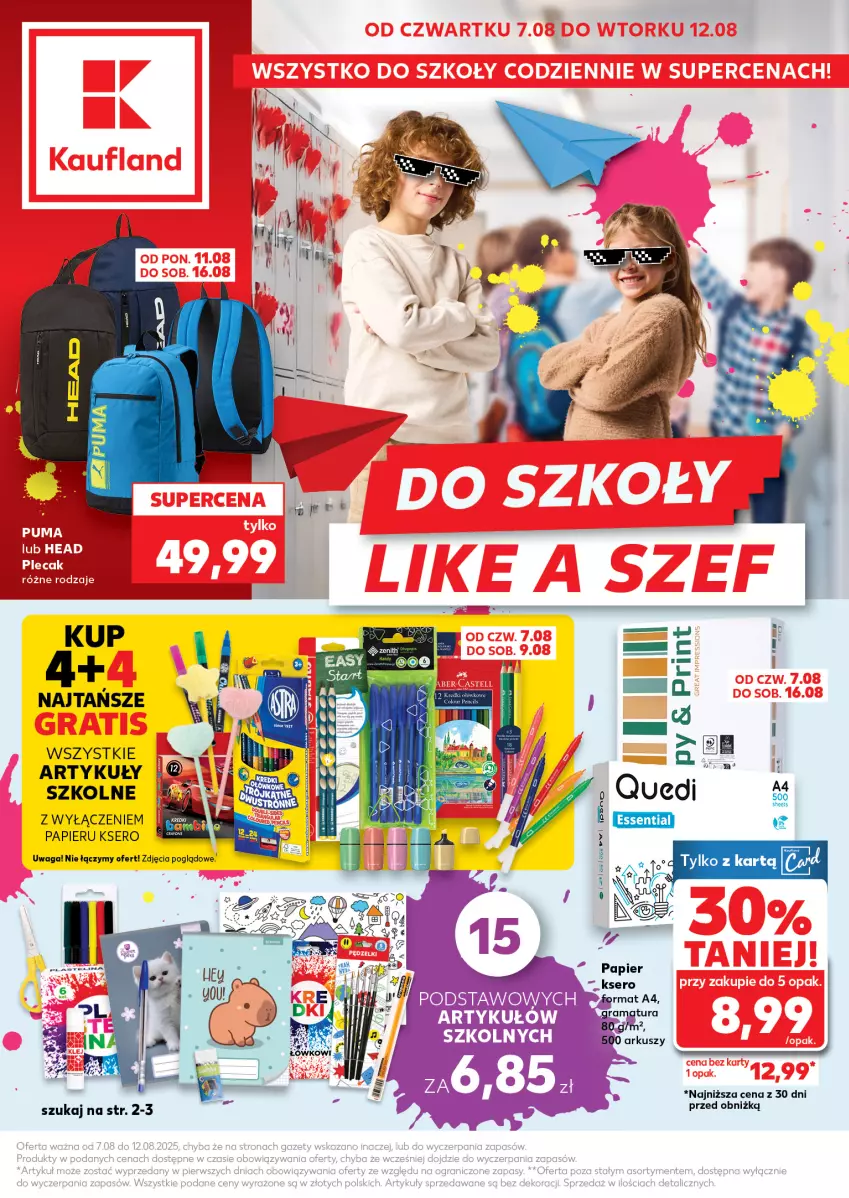 Gazetka promocyjna Kaufland - Kaufland - ważna 13.08 do 20.08.2025 - strona 1 - produkty: Gra, Papier, Rama, Ser, Waga
