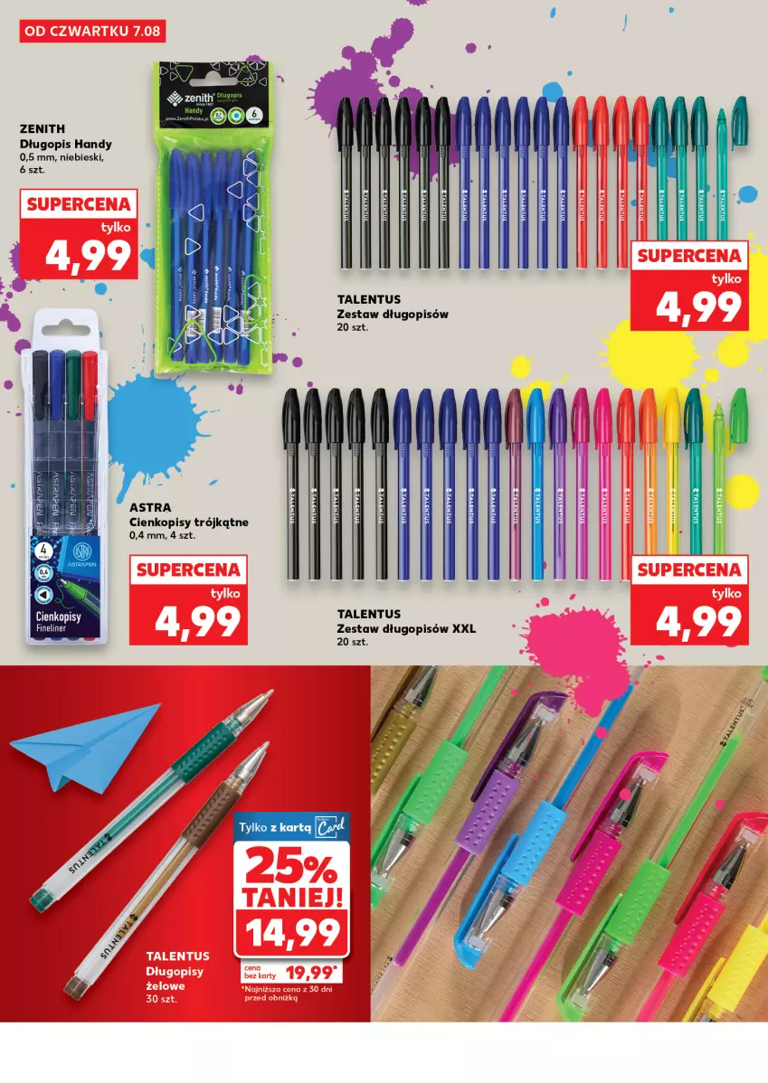 Gazetka promocyjna Kaufland - Kaufland - ważna 13.08 do 20.08.2025 - strona 20 - produkty: Długopis