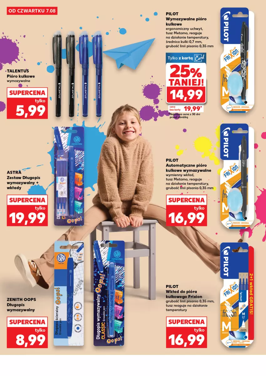 Gazetka promocyjna Kaufland - Kaufland - ważna 13.08 do 20.08.2025 - strona 22 - produkty: Długopis, Pióra kulkowego, Ser, Tusz
