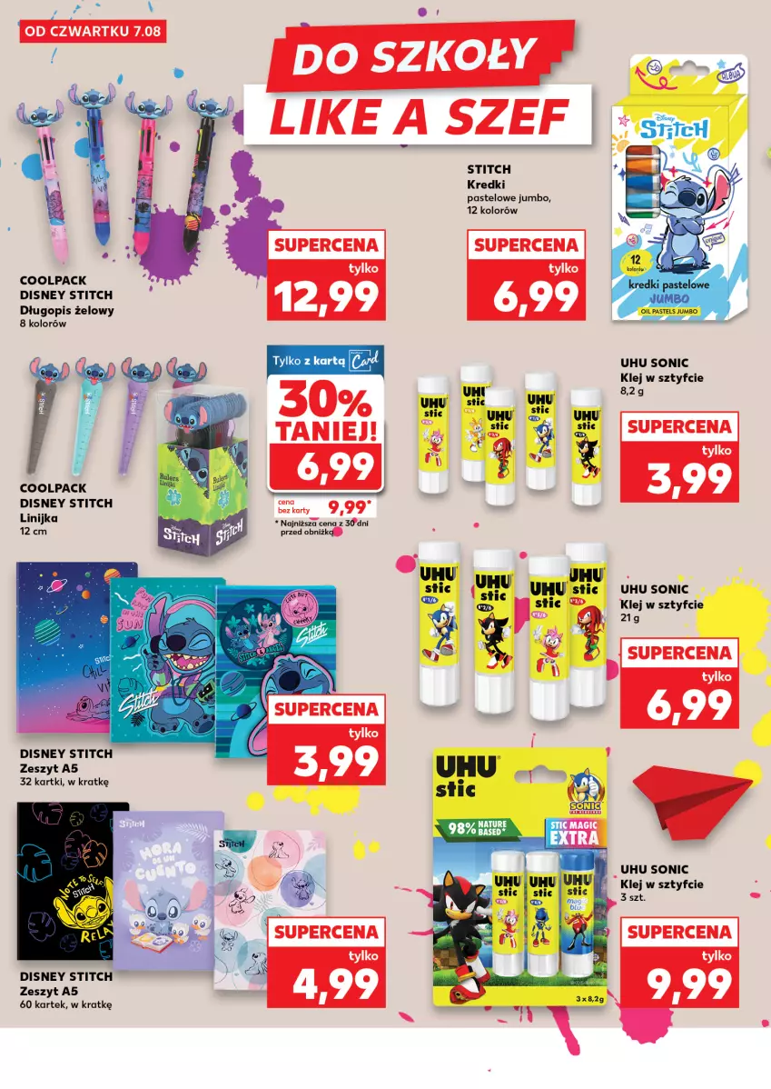 Gazetka promocyjna Kaufland - Kaufland - ważna 13.08 do 20.08.2025 - strona 30 - produkty: Disney, Długopis, Klej, UHU