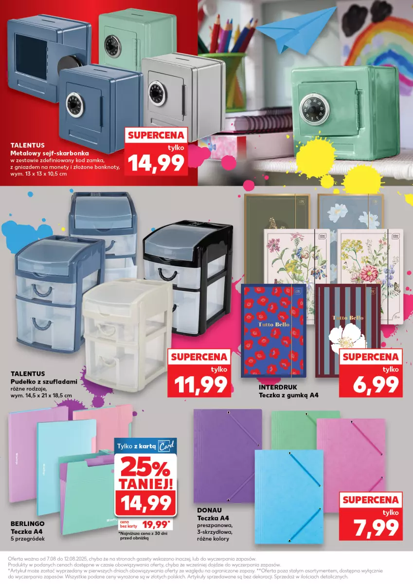 Gazetka promocyjna Kaufland - Kaufland - ważna 13.08 do 20.08.2025 - strona 33 - produkty: Pudełko, Sejf