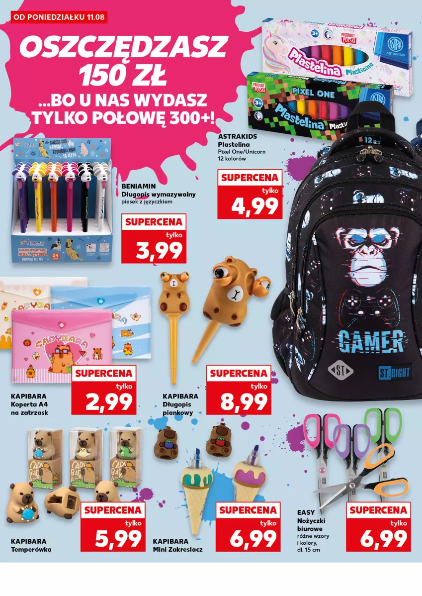 Gazetka promocyjna Kaufland - Kaufland - ważna 13.08 do 20.08.2025 - strona 4 - produkty: Biuro, Długopis, Noż, Nożyczki, Plastelina