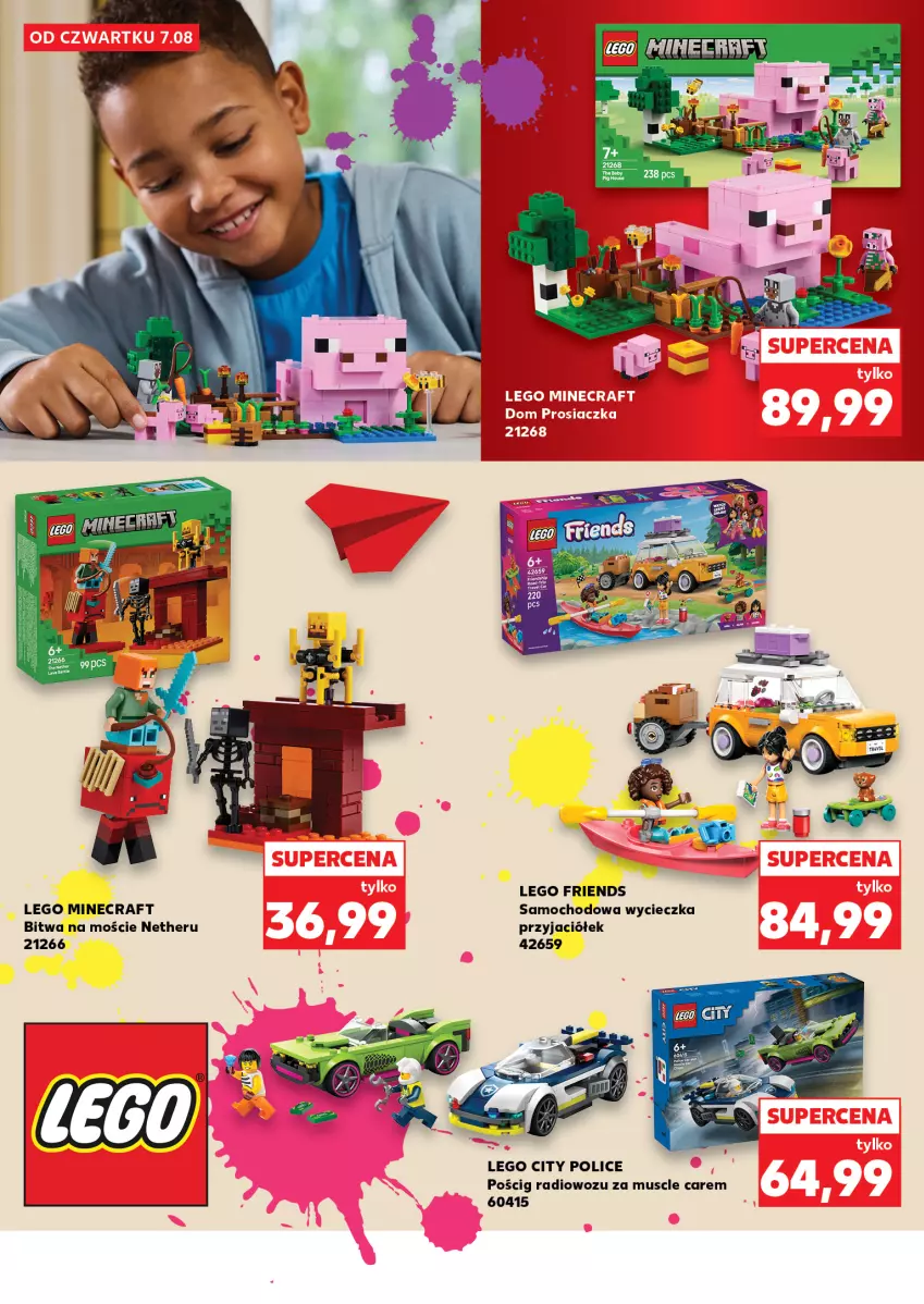 Gazetka promocyjna Kaufland - Kaufland - ważna 13.08 do 20.08.2025 - strona 42 - produkty: LEGO, LEGO City, LEGO Friends, LEGO Minecraft, Minecraft, Mus