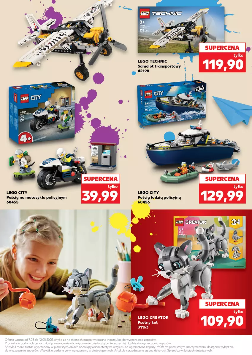 Gazetka promocyjna Kaufland - Kaufland - ważna 13.08 do 20.08.2025 - strona 43 - produkty: Amol, LEGO, LEGO City, LEGO Technic, Por, Samolot, Sport, Tran